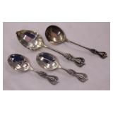 Towle sterling silver Old Colonial serving spoons,