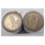 2 rolls Herbert Hoover $1 Presidential coins