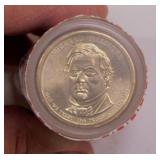 2 rolls Millard Fillmore $1 Presidential coins