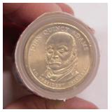 2 rolls John Quincy Adams $1 Presidential coins