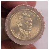 2 rolls James Monroe $1 Presidential coins