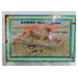 1968 Marx Carry-All Action Boot Camp toy playset