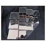 Mid Century mirrored lucite store display stand,