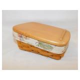 2000 Longaberger Note Pal basket w/ lid &