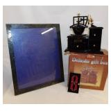 Musical jewelry box - Hammered silverplate