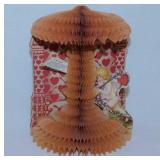 1929 Beistle honeycomb Valentine card in original