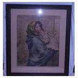 Madonna of The Streets print by Roberto Ferruzzi,