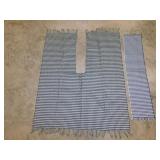 Ladies Houndstooth pashmina & matching scarf -