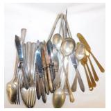 Nut cracker & 4 pics - Hotel silverplate flatware