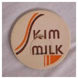 50 vintage skim milk cardboard dairy bottle caps,