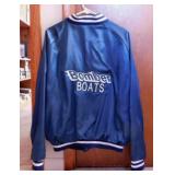 2 vintage XL satin jackets: Bomber Boats -