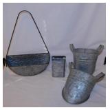 Galvanized metal home dï¿½cor