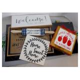 7 home dï¿½cor signs