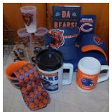 Chicago Bears football items: Ball cap hats -