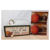 2 new basketball stretch canvas clocks - Home
