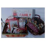 Several wooden Christmas home dï¿½cor signs