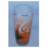Vintage Coca-Cola Sporting Fishing glass tumbler