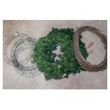 5 new wire wreath forms - Grapevine wreath -