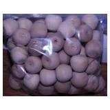 Raw craft wood pieces: Small apples - Vessels -