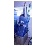 Several storage totes & lids