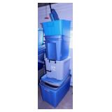 Several storage totes & lids