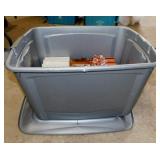 Storage tote w/ lid - Home dï¿½cor signs,