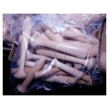 Raw craft wood pieces: Pegs - Rounds - mini half