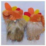9 Thanksgiving Turkey plush Gnomes