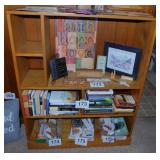 Solid wood hand crafted display shelf cabinet,