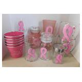 Breast cancer Fight Like A Girl hand painted