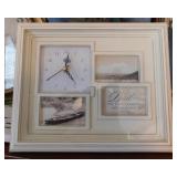 Framed wall art - 2 clocks