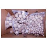 Raw craft wood pieces: Thin rounds - Balls -