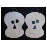 5 wooden Halloween Fall Autumn home dï¿½cor signs