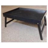 Wooden folding bed lap tray, 15.5" x 12"