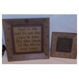 4 home dï¿½cor signs