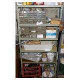 Metal 6 shelf shelving unit, 30" x 12" x 60"