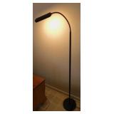 Gooseneck floor lamp w/ magnetic remote