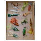 13 fishing lures: Frogs - Hawg Boss -