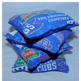 Set of 4 Chicago Cubs cornhole game bean bags