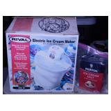 Rival 4 qt. ice cream maker in box -