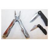 2 single blade pocket knives - Stainless