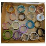 18 beaded cuff bracelets
