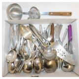 Stainless flatware & kitchen utensils
