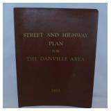 1955 Danville Illinois Street Plan book -
