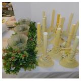 14 electric candoliers & suction cup holders -