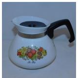 Corning 6 cup Spice of Life coffee server -