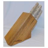 Chicago Cutlery knives in wood block - Gerber
