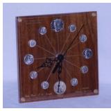 1964 silver coin clock, St. Joseph IL State Bank
