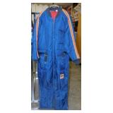 Vintage Daco insulated snowmobile suit with