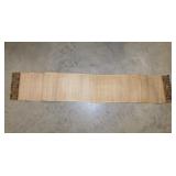 Woven rattan & wood table runner - Stretched